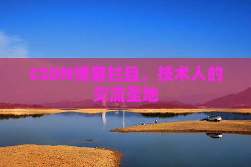 CSDN博客栏目，技术人的交流圣地